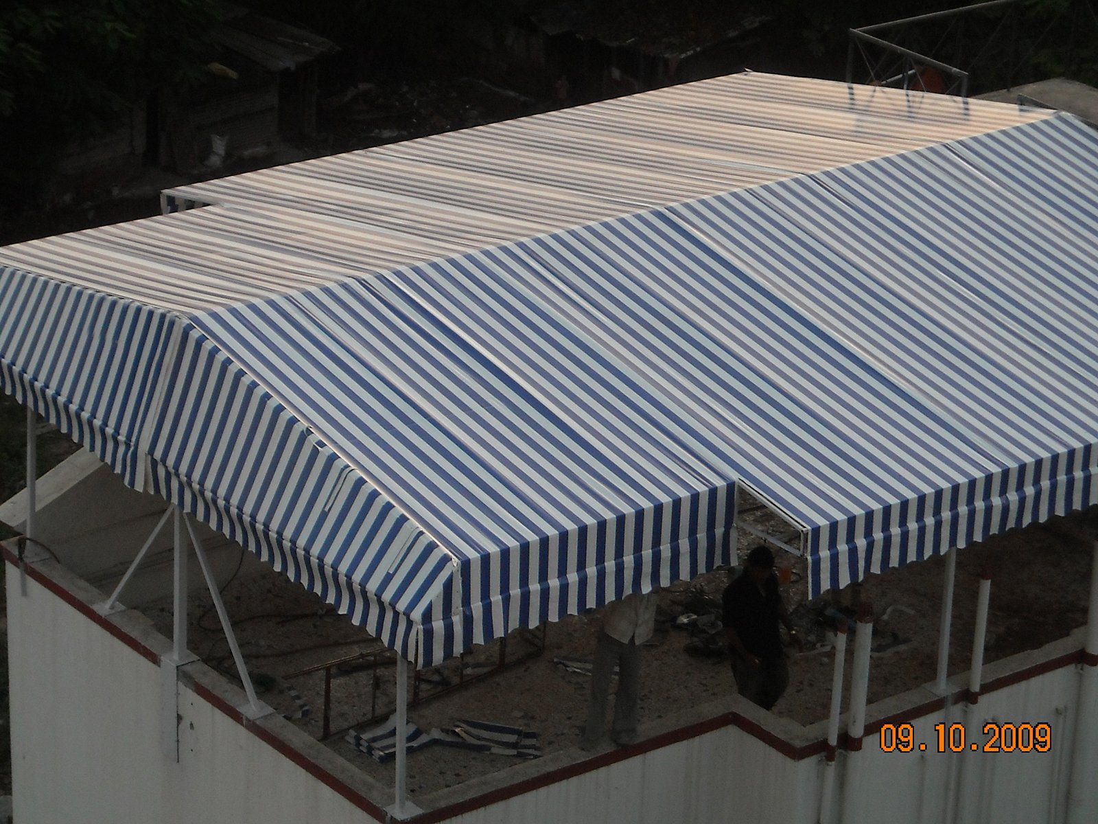 fixed awning tensile